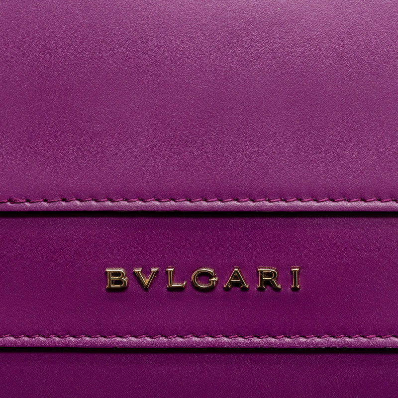 Bvlgari Light Purple Patent Leather Serpenti Forever Chain Wallet Bvlgari