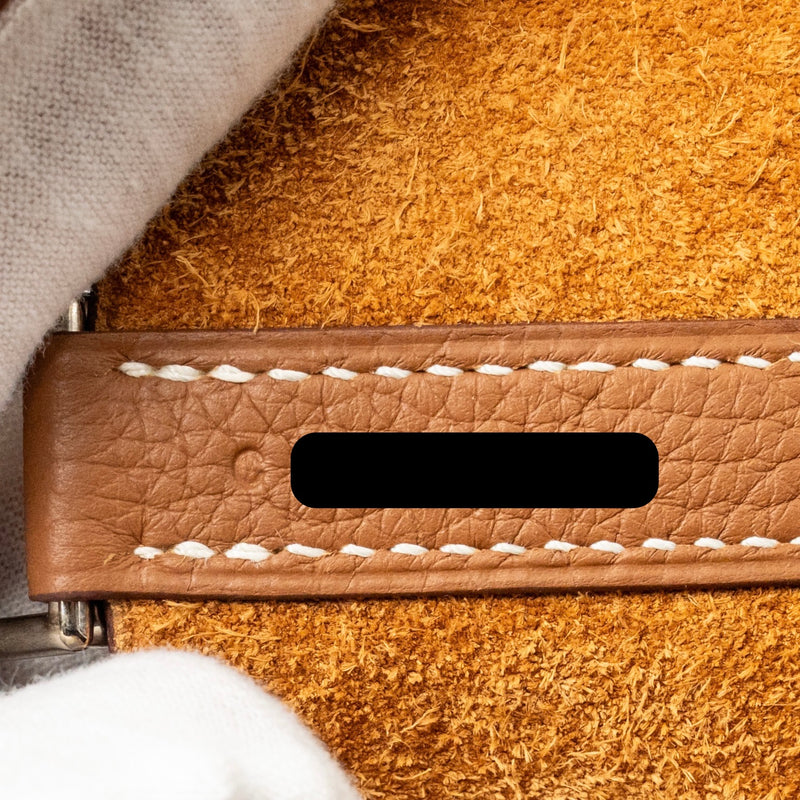 Hermes Picotin 22 Lock Bag Clemence Gold SHW Stamp C