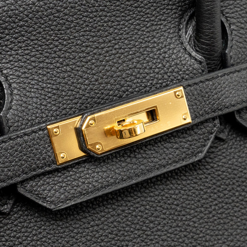 Hermes Birkin 30 Togo black GHW Stamp X