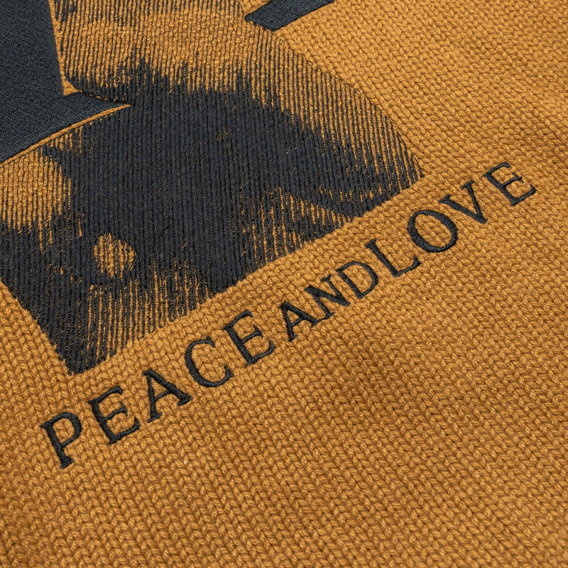 Louis Vuitton size M peace and love knitwear cashmere / vicuna