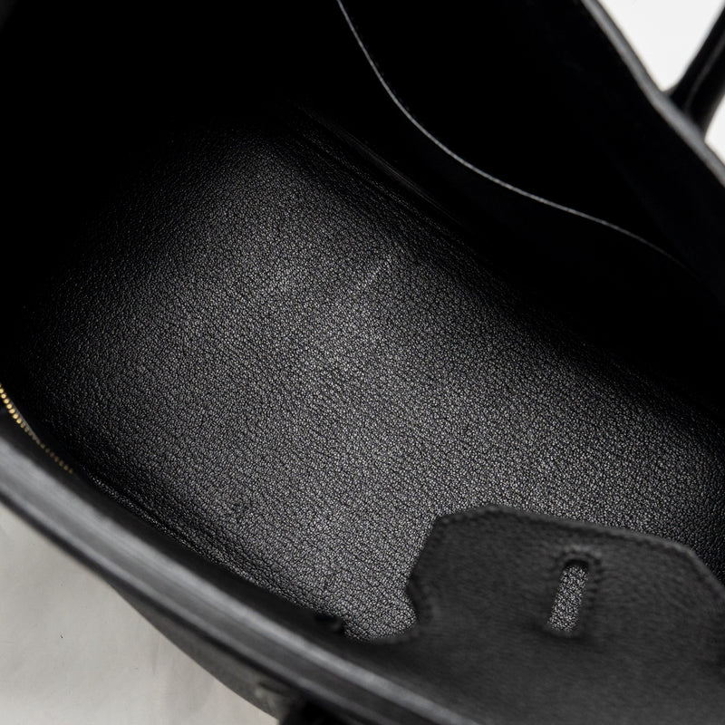 Hermes Birkin 30 Togo black GHW Stamp X