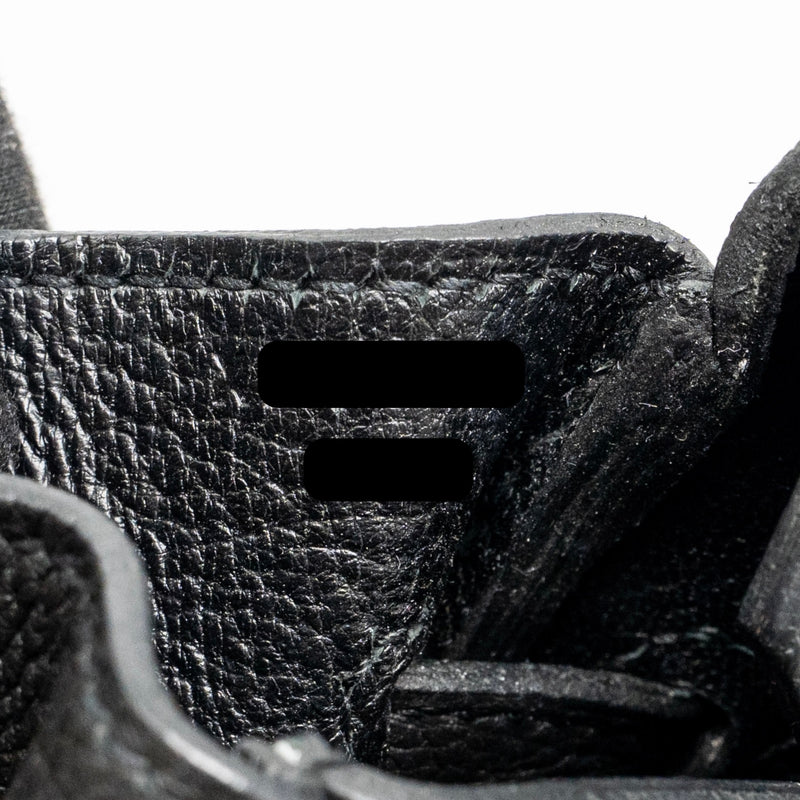 Hermes Birkin 30 Togo black GHW Stamp X