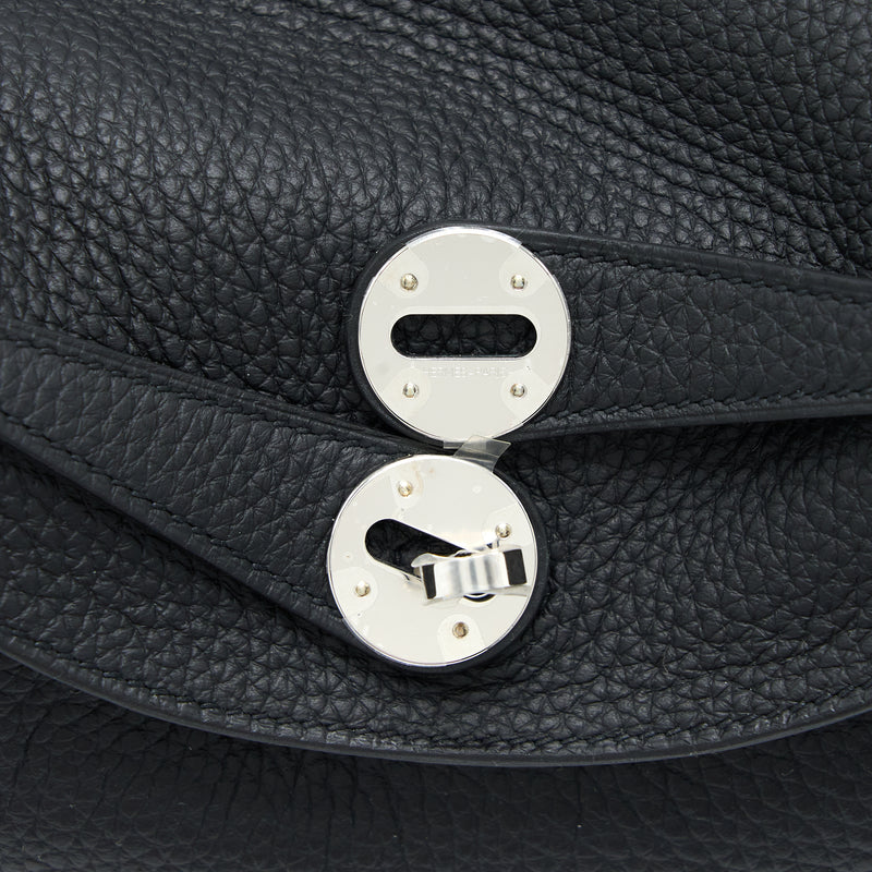 Hermes Lindy 26 Clemence Black SHW Stamp U