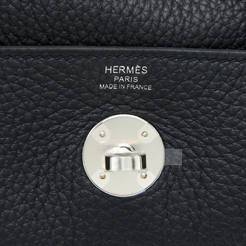 Hermes Lindy 26 Clemence Black SHW Stamp U