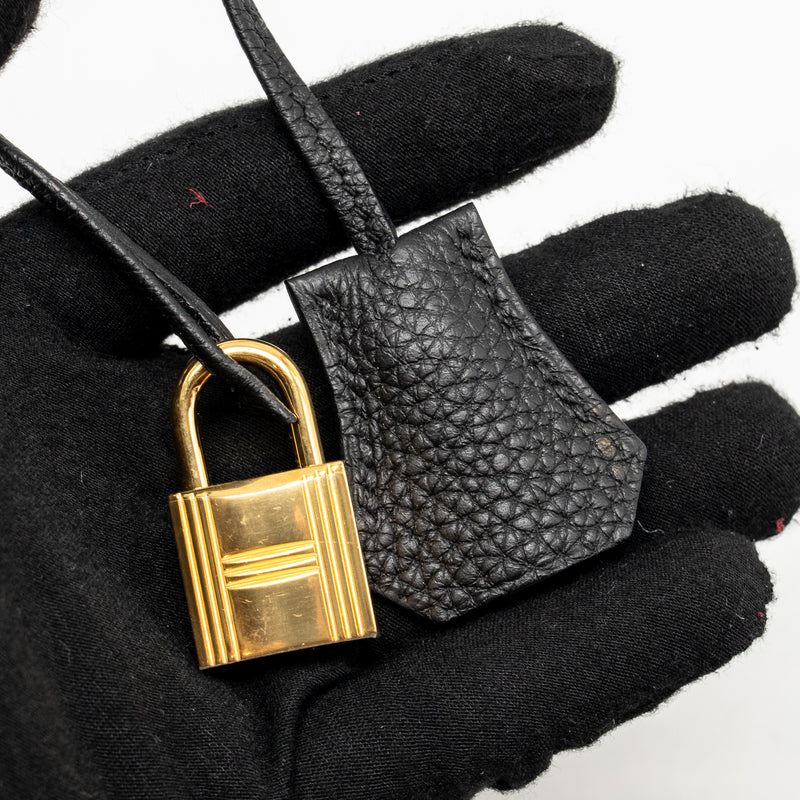 Hermes Birkin 30 Togo black GHW Stamp X