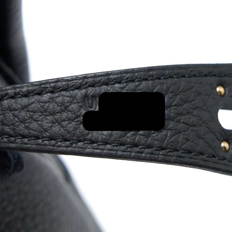 Hermes Lindy 26 Clemence Black SHW Stamp U