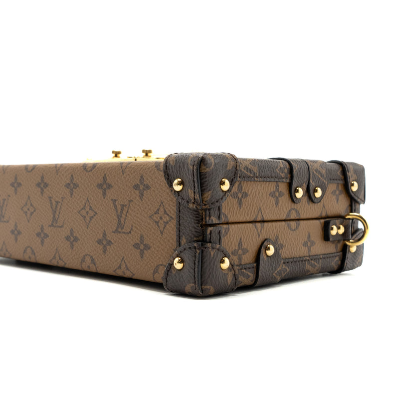 Louis vuitton petite malle monogram reverse canvas GHW