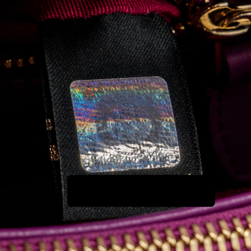 Bvlgari Serpenti Forever  Shoulder Bag Calfskin Purple LGHW