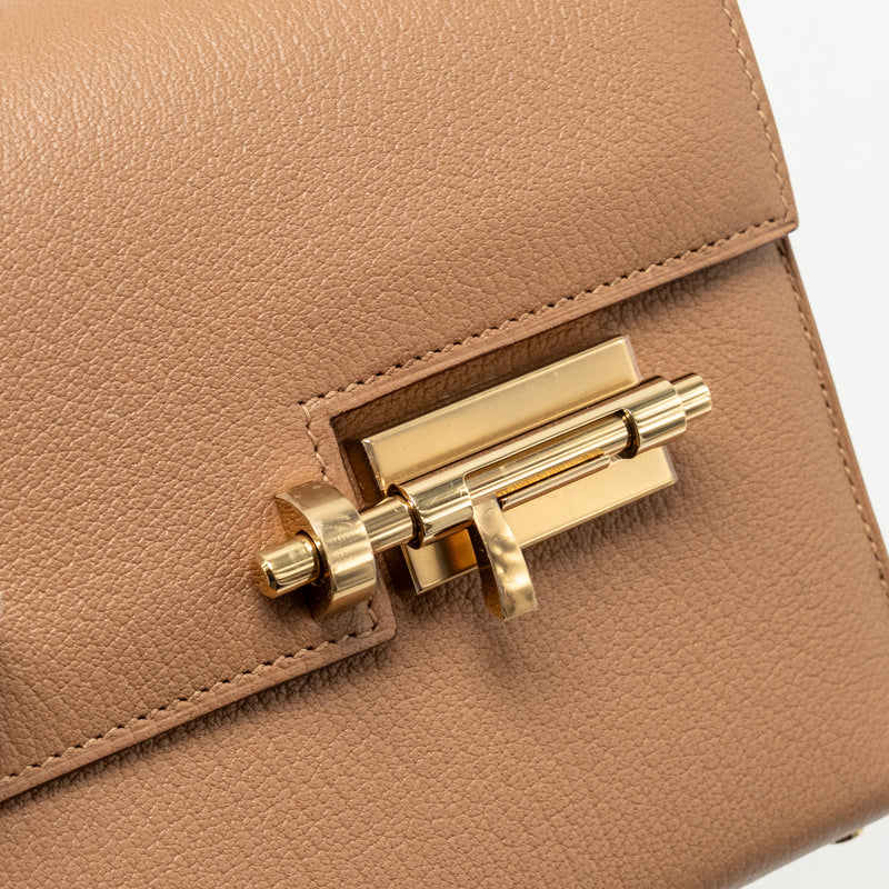 Hermes Mini Verrou Chèvre Mysore 2J Quebracho LGHW Stamp U