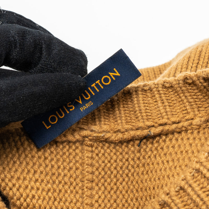 Louis Vuitton size M peace and love knitwear cashmere / vicuna