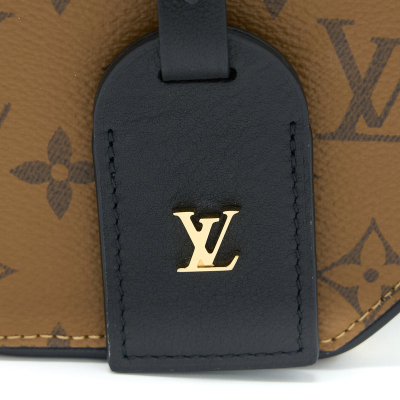 Louis Vuitton Mini Boite Chapeau Monogram Reverse Canvas Black GHW