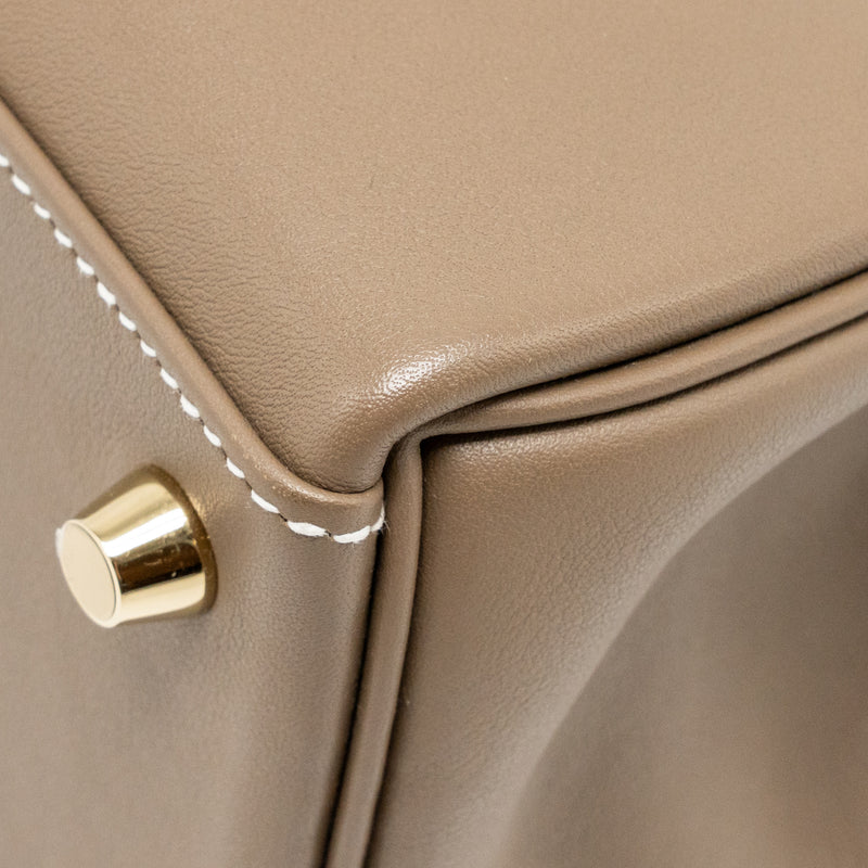 Hermes Kelly 25 Swift Etoupe GHW Stamp B