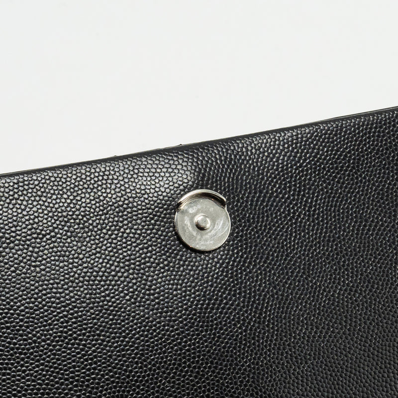 SAINT LAURENT /YSL Kate Medium Chain Bag With Tassel Calfskin Black SHW