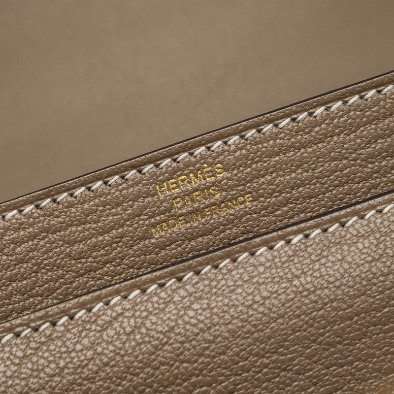 Hermes Mini Verrou Chevre Mysore Etoupe LGHW Stamp U