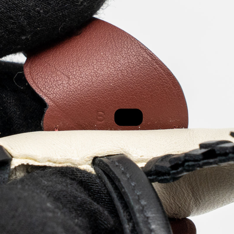 Hermes Rodeo Pegase PM Bag Charm Craie/Black/Rouge H Stamp B