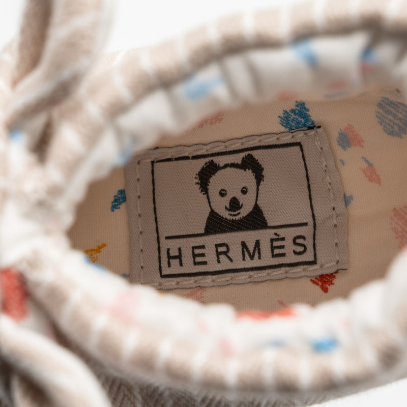 Hermes Baby Passé-passe booties natural
