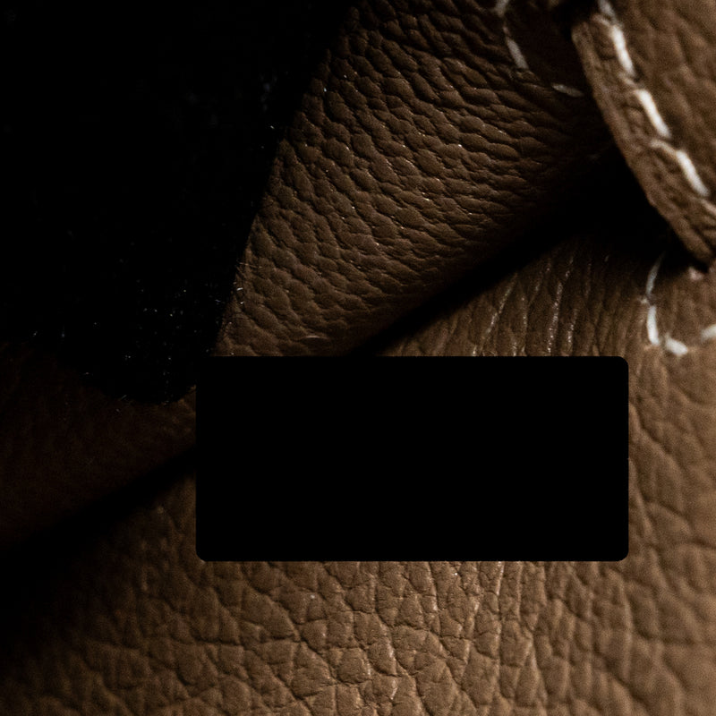 Hermes Kelly to go Evercolor Etoupe GHW Stamp B