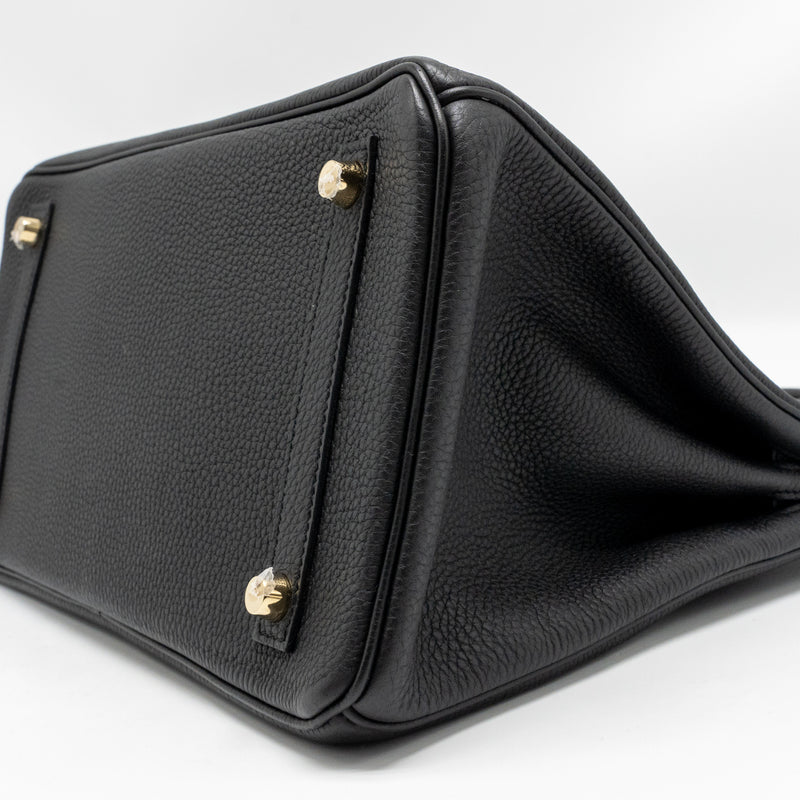 Hermes Birkin 30 Togo black GHW Stamp X