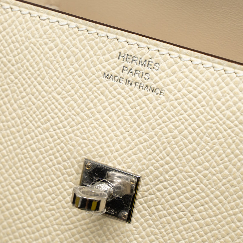 Hermes Classic Kelly To Go Epsom Chai / Mauve Sylvestre SHW Stamp U