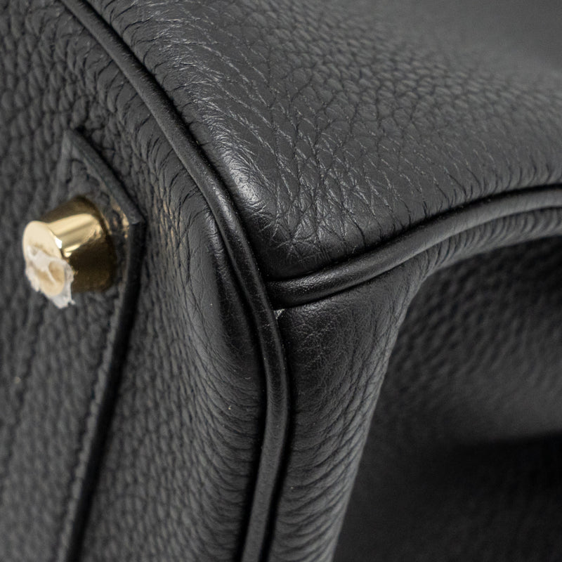 Hermes Birkin 30 Togo black GHW Stamp X