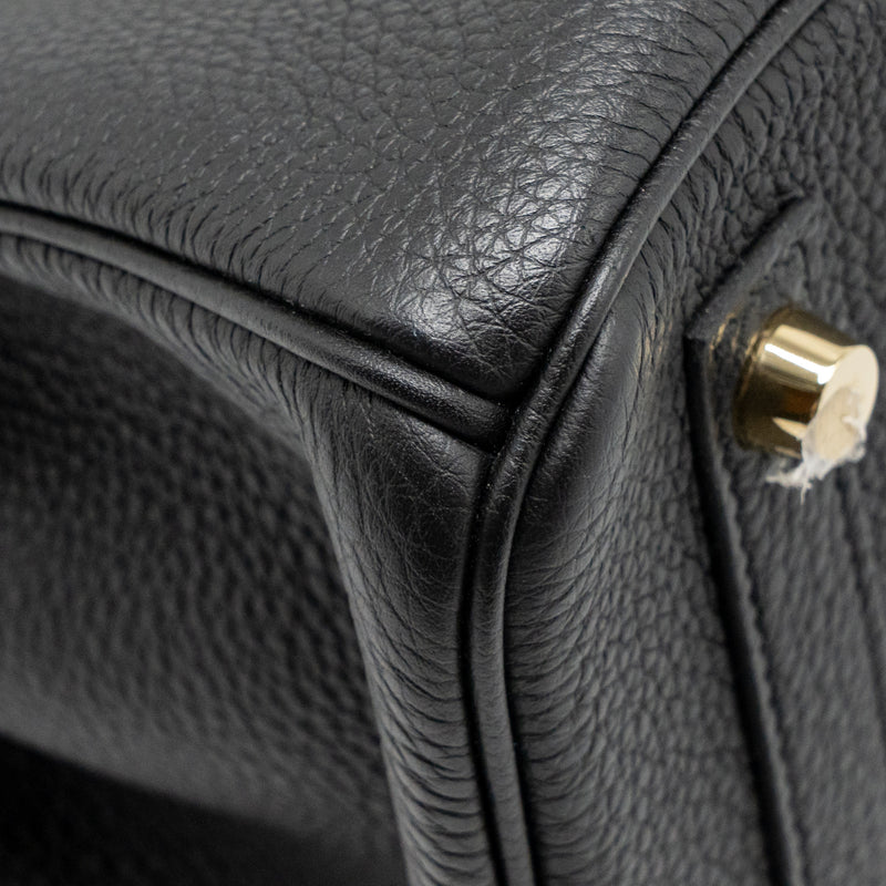 Hermes Birkin 30 Togo black GHW Stamp X
