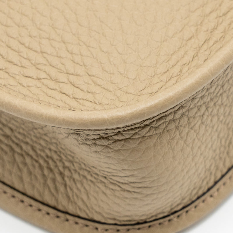 Hermes Mini Evelyne Clemence Beige Marfa Multicoloured Strap SHW Stamp W