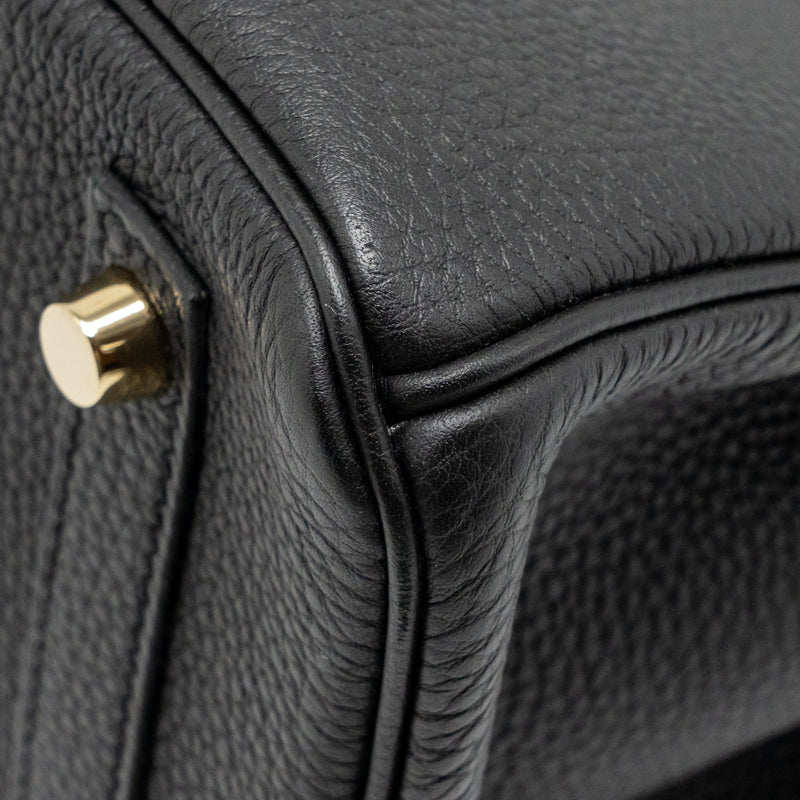 Hermes Birkin 30 Togo black GHW Stamp X
