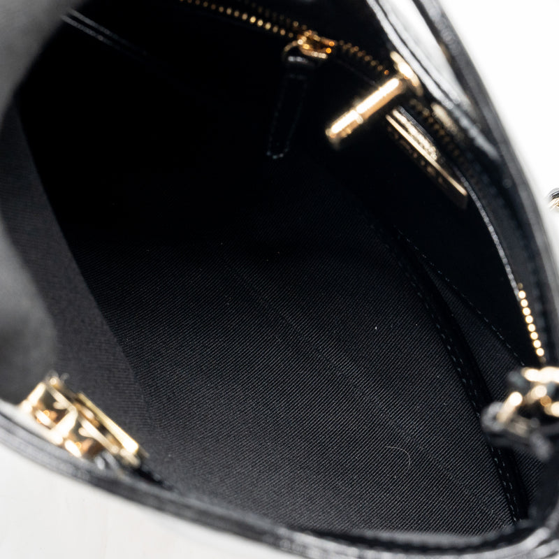 Chanel Mini 31 Bag shiny calfskin black LGHW (microchip)