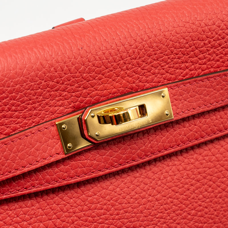 Hermes Kelly Ado Backpack Clemence A5 Bougainvillea GHW Stamp Y