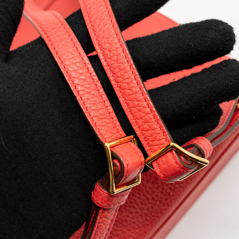 Hermes Kelly Ado Backpack Clemence A5 Bougainvillea GHW Stamp Y