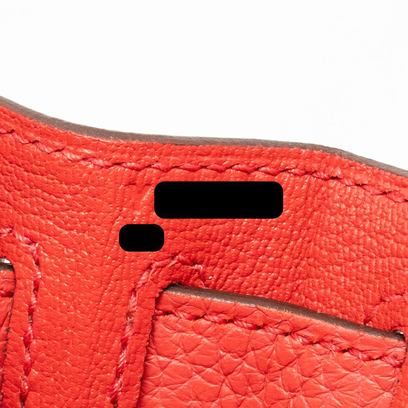 Hermes Kelly Ado Backpack Clemence A5 Bougainvillea GHW Stamp Y