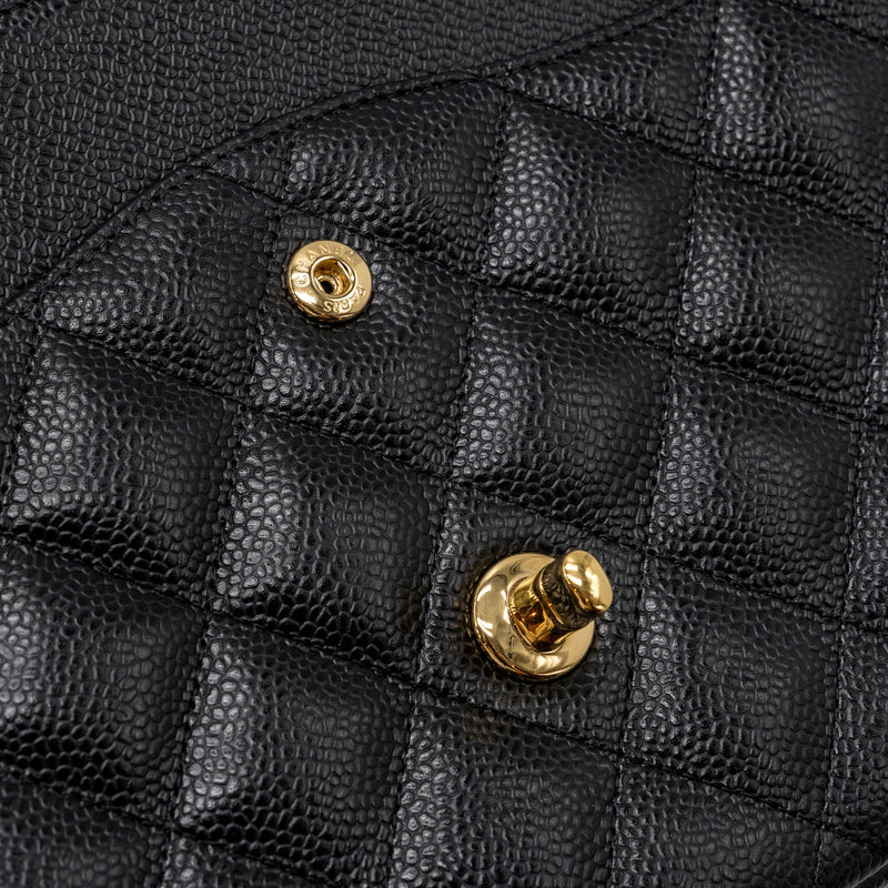 chanel classic jumbo double flap bag caviar black GHW