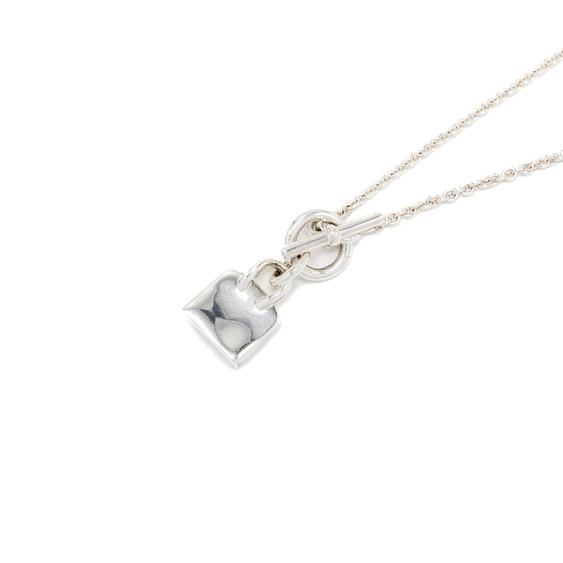 HERMES Amulettes Birkin Pendant Sterling Silver