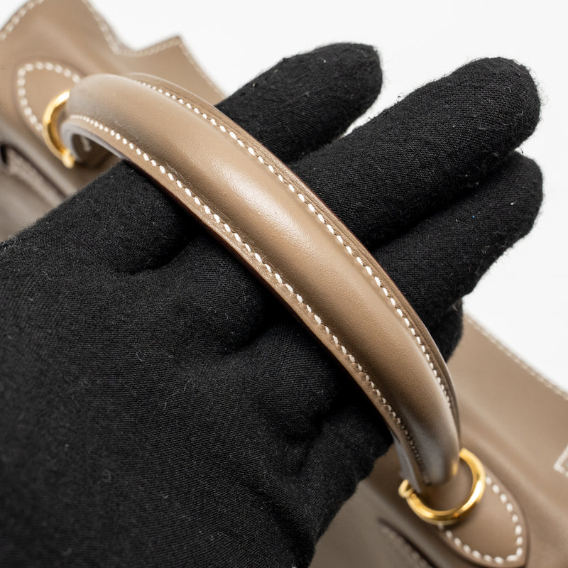 Hermes Kelly 25 Swift Etoupe GHW Stamp B