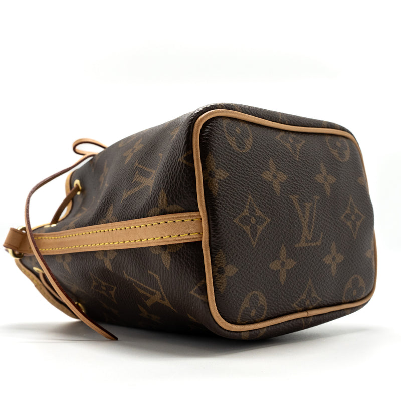 Louis Vuitton Nano Noe Monogram Canvas GHW