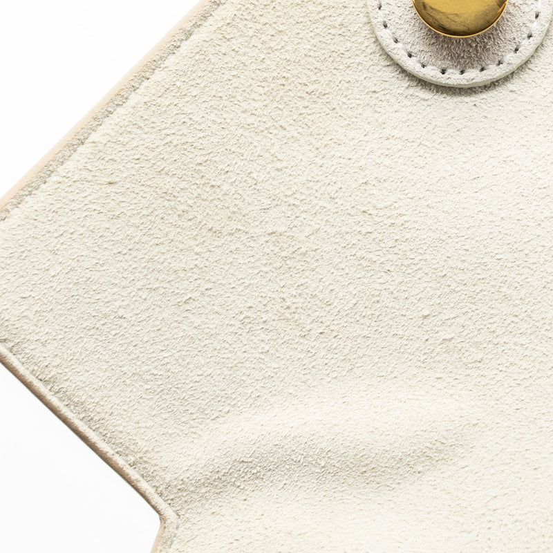 Celine Mini Belt Bag Grained Calfskin White GHW