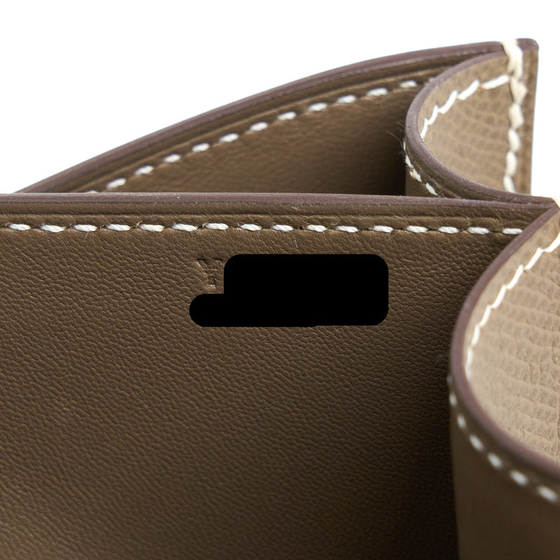 Hermes Constance 24 Epsom Etoupe GHW Stamp Y