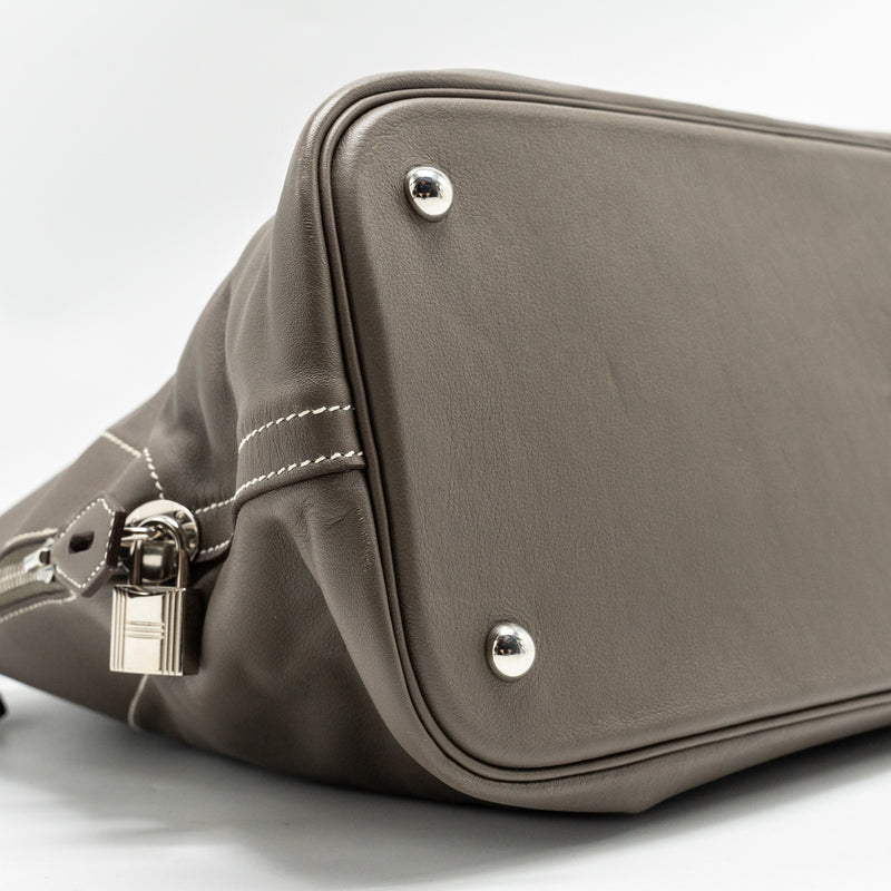 Hermes Bolide Relax Swift Etoupe SHW Stamp Square Q