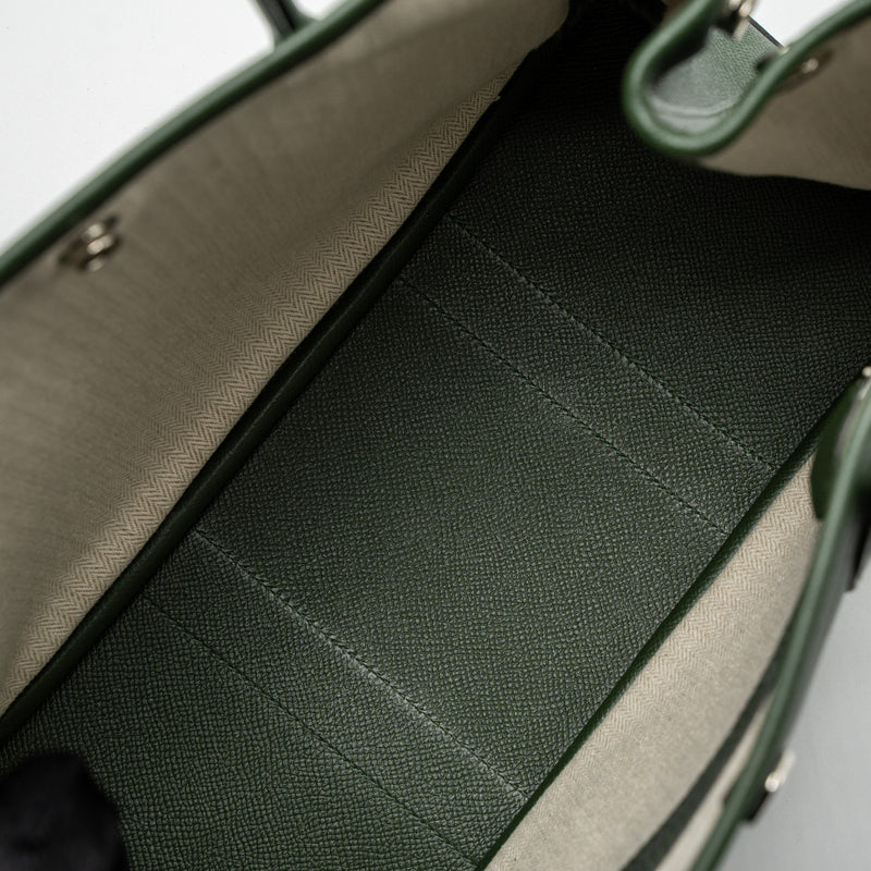 Hermes Garden Party 30 Epsom Vert Anglais SHW Stamp A