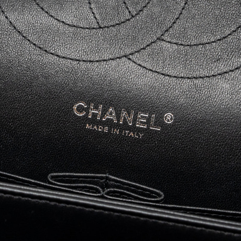 Chanel Jumbo Classic Double Flap Bag Patent Black SHW