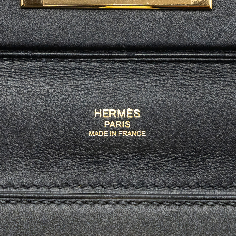 Hermes Mini 24/24 2424-21 bag swift / Volupto black GHW stamp U