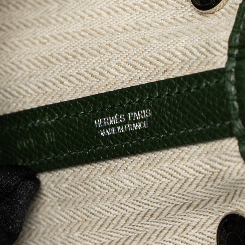Hermes Garden Party 30 Epsom Vert Anglais SHW Stamp A