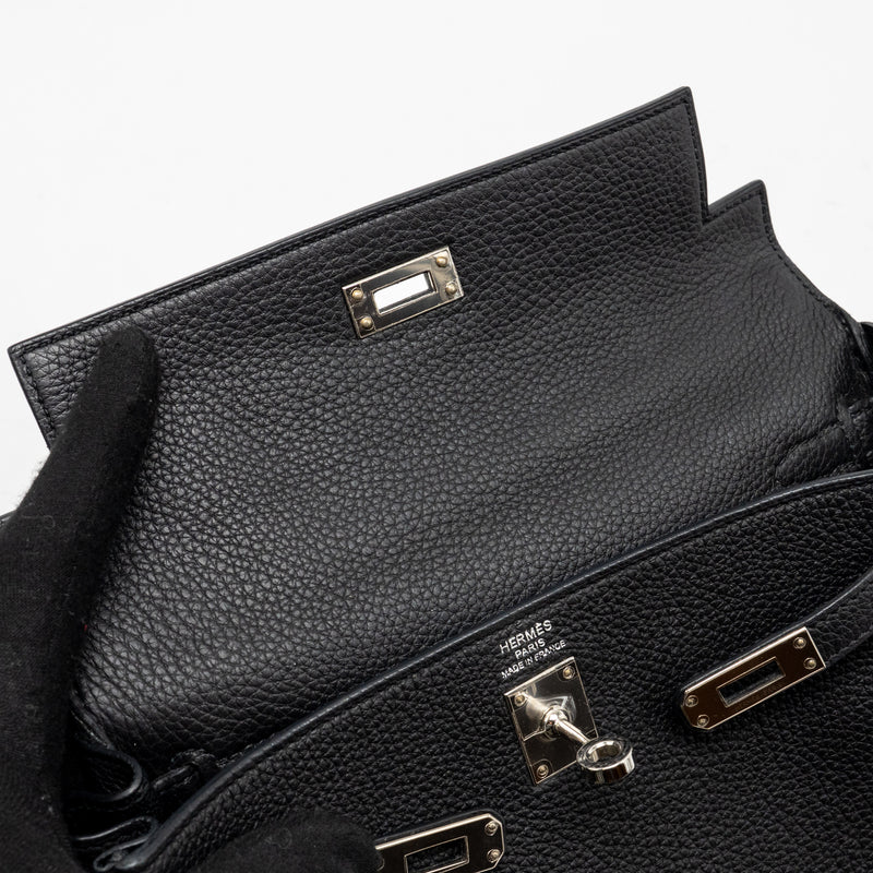 Hermes Kelly 25 togo black SHW stamp Z