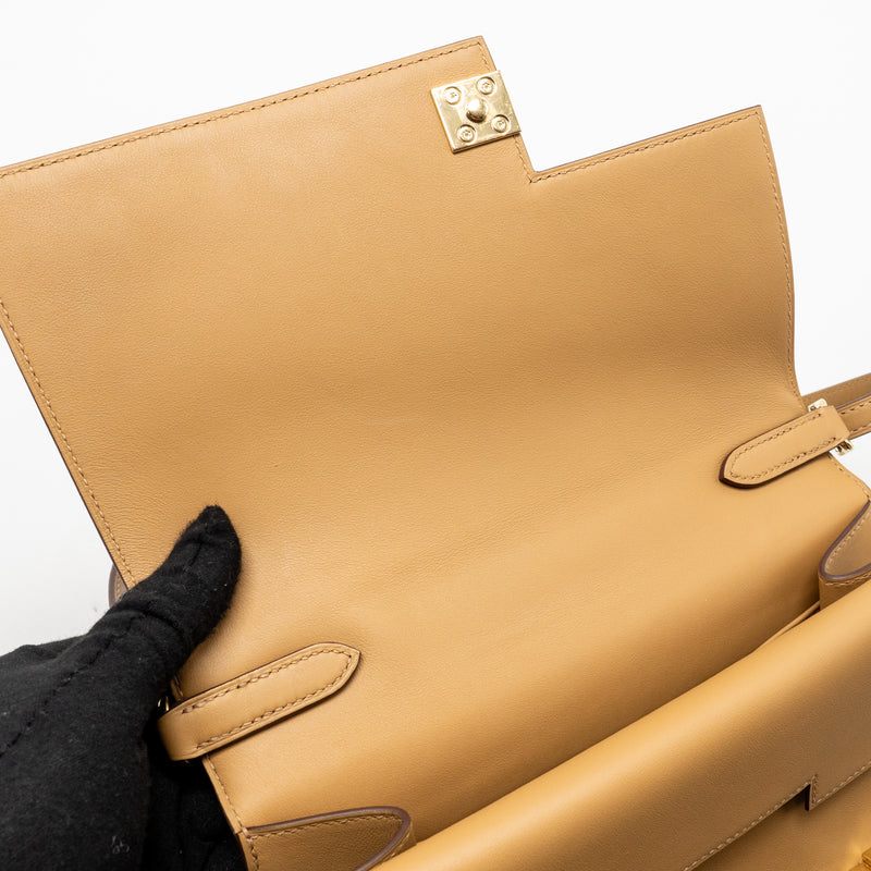 Hermes Boucle Sellier Bag Swift Biscuit GHW Stamp U