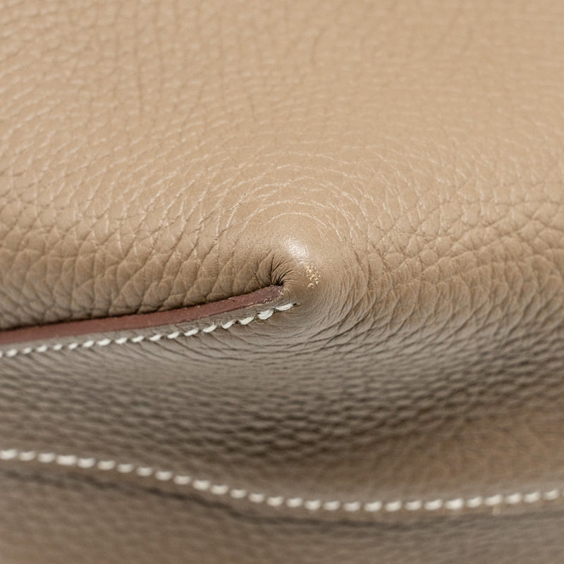 Hermes Cabasellier 46 Clemence Etoupe Stamp U