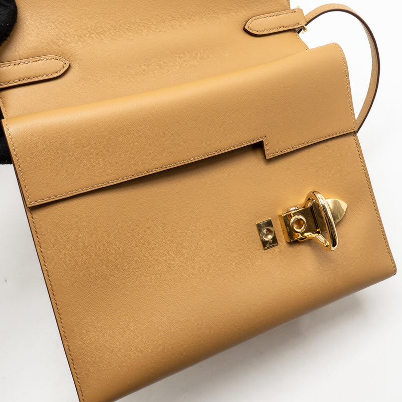 Hermes Boucle Sellier Bag Swift Biscuit GHW Stamp U