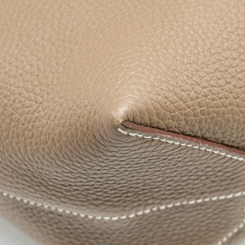 Hermes Cabasellier 46 Clemence Etoupe Stamp U