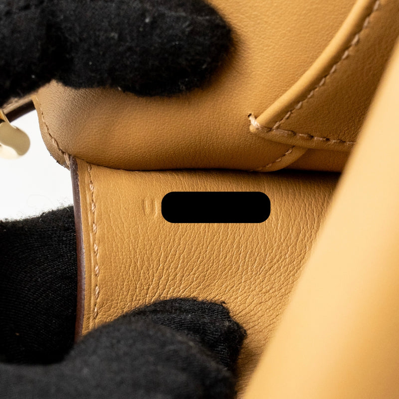 Hermes Boucle Sellier Bag Swift Biscuit GHW Stamp U