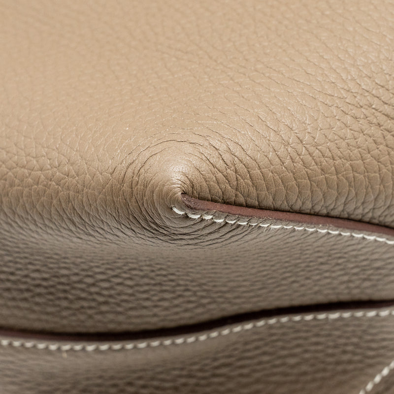 Hermes Cabasellier 46 Clemence Etoupe Stamp U