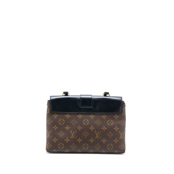 Louis Vuitton One Handle Flap Bag MM Monogram Canvas/Black GHW